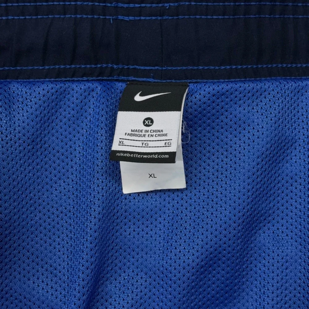 Nike Mens Swim Trunks Royal Blue‎ Cargo Pocket Mesh Lined Board Shorts XL